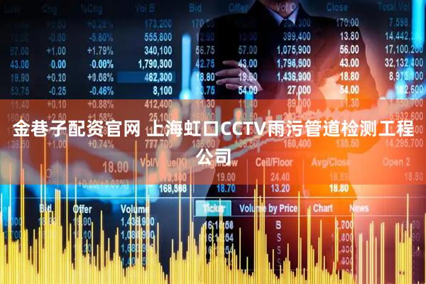 金巷子配资官网 上海虹口CCTV雨污管道检测工程公司
